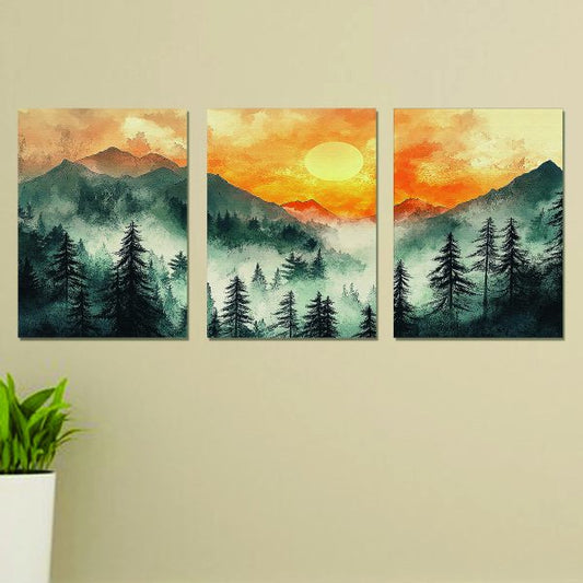 Mountain Aesthtic Wall art set of 3